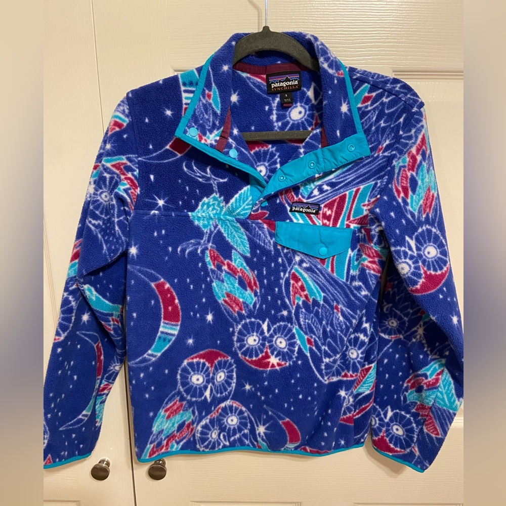 Patagonia Synchilla owl vintage pullover